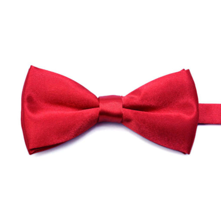 Picture of BOYS RED BOW -  APPROX 8/9 INCHES SATIN LOOK